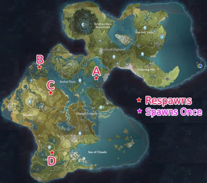 Genshin Impact Guide - Plaustrite Shard Location