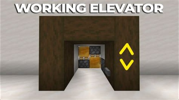 Minecraft Guide - How to Make a Working Elevator