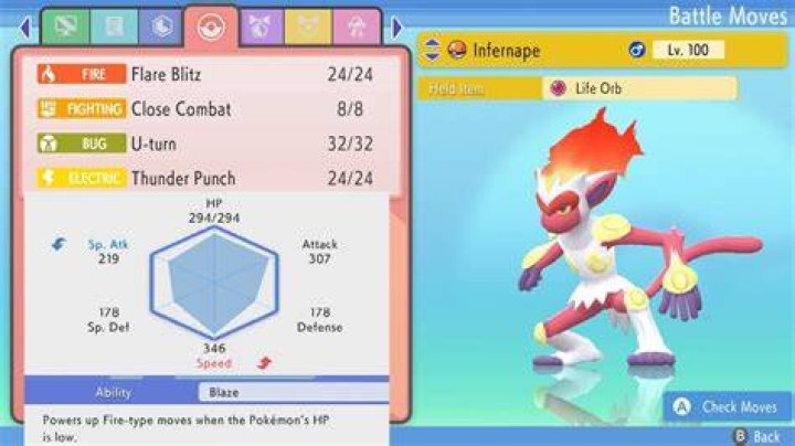 Pokémon Brilliant Diamond/Shining Pearl: What is Infernape's Weakness?