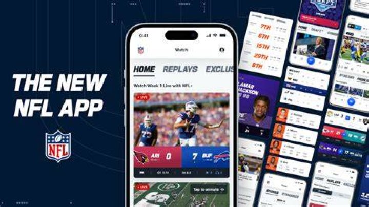 The NFL app is an ideal way to watch the game