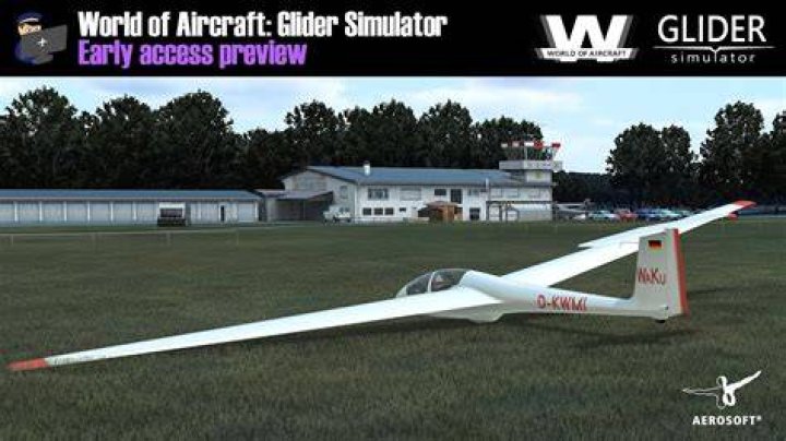 workd of aircraft glider simulator